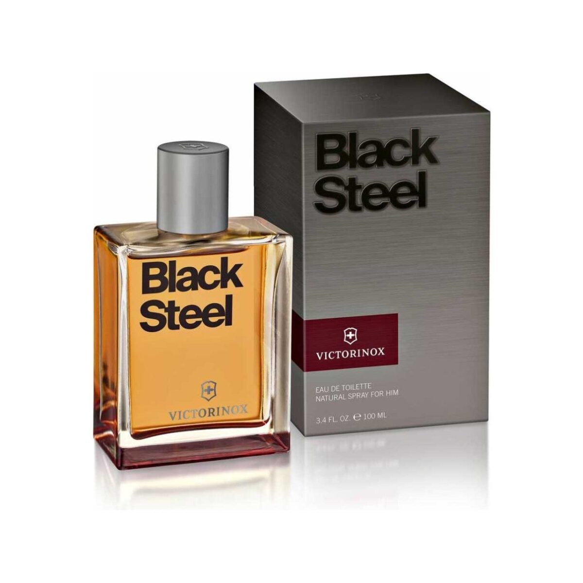 Perfume Swiss Army Black Steel De Victorinox Para Hombre 100 ml