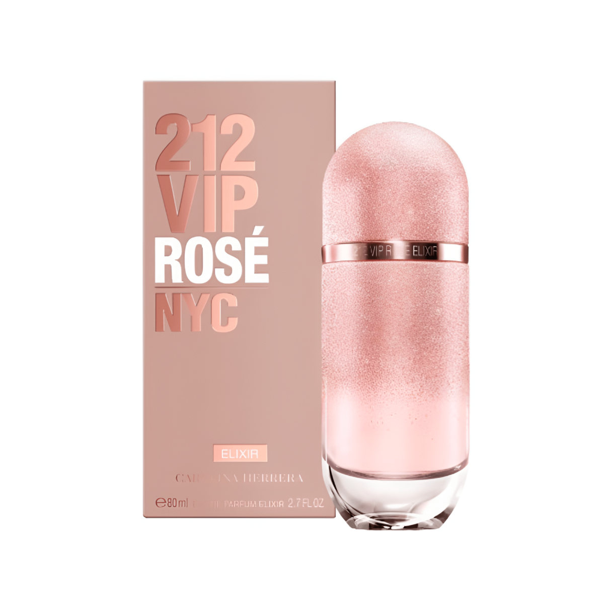 Perfume 212 Vip Rose Elixir De Carolina Herrera Para Mujer 80 ml