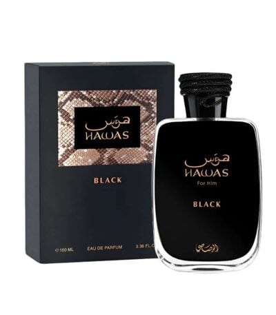Perfume Hawas Black De Rasasi Para Hombre de 100 ml