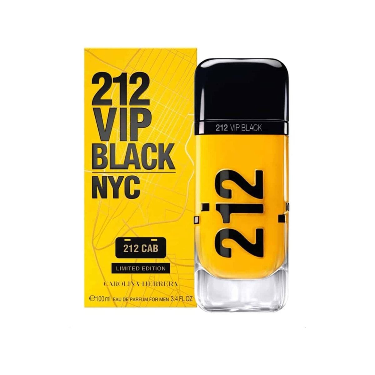 Perfume 212 Vip Black Cab Edition De Carolina Herrera Para Hombre 100ml