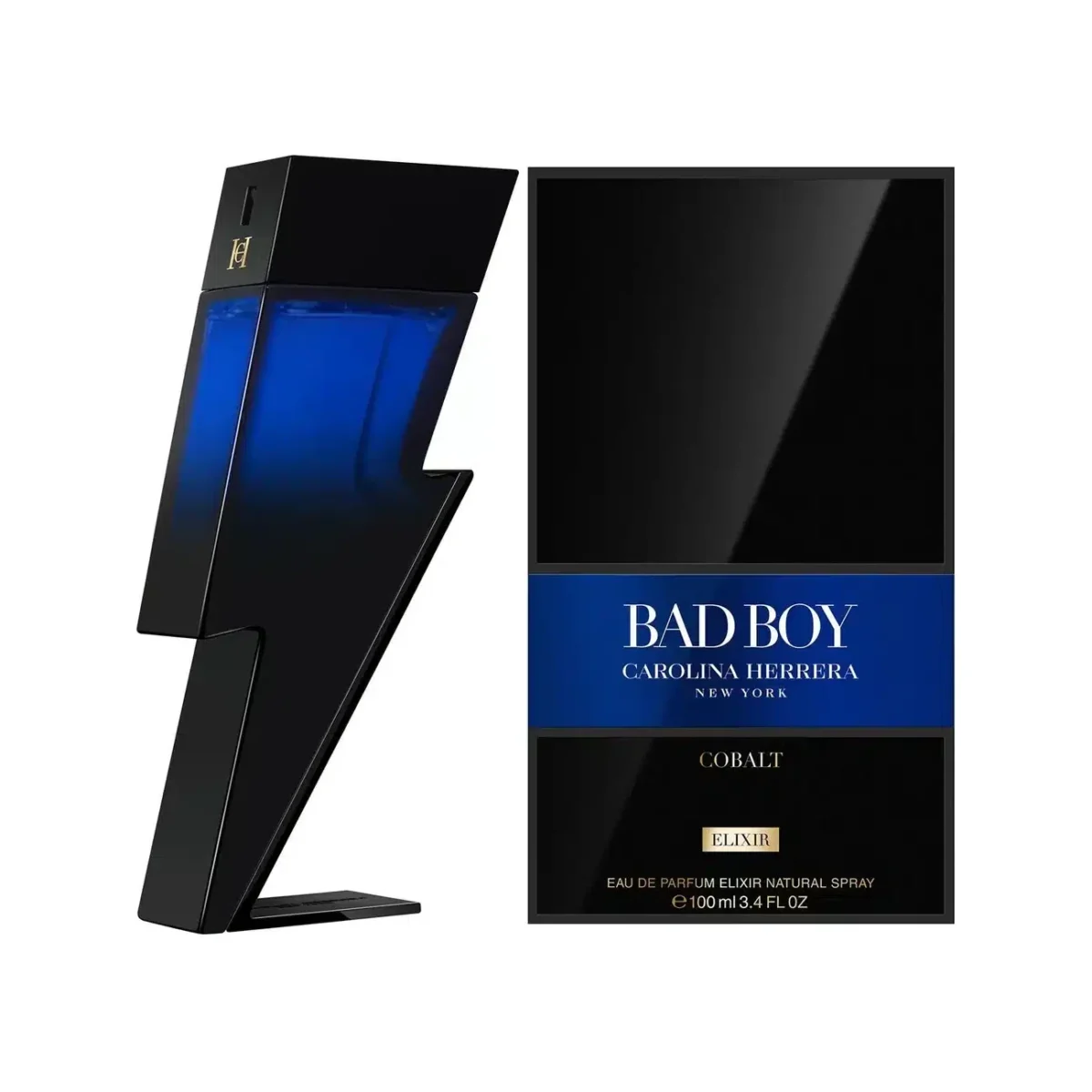 Perfume Bad Boy Cobalt Elixir De Carolina Herrera Para Hombre 100 ml